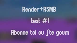 render rsmb test