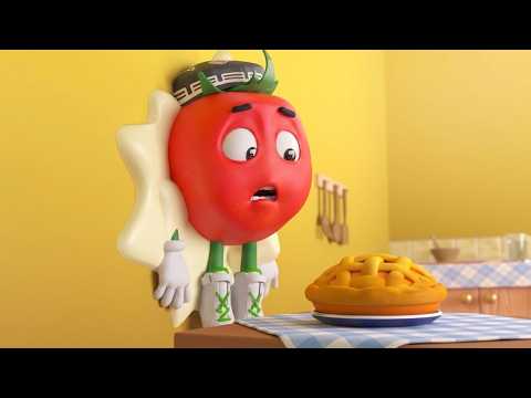 Pomodoro Doppi 🎈 Torta Super Gigante e Avventura nel Regno Dolcioso! ✨ Cartoni Animati per Bambini