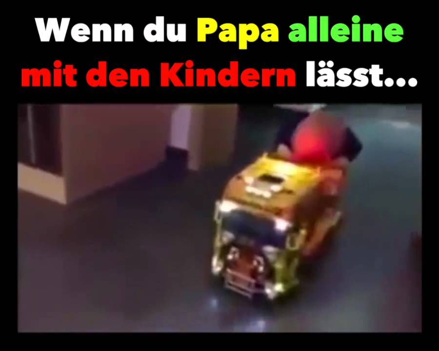 Papa allein mit Kinder