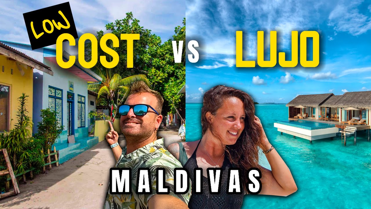 🌴 Maldivas LOW Cost VS 💎Maldivas RESORT lujo☀️Vlog 24h🌙 ¿Cuánto cuesta viajar a las islas Maldivas?