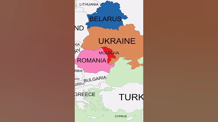 East Europe country map.#trending #history #geographythroughmaps #worldmap #map #worldgeography