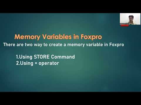 Memory Variables in FoxPro