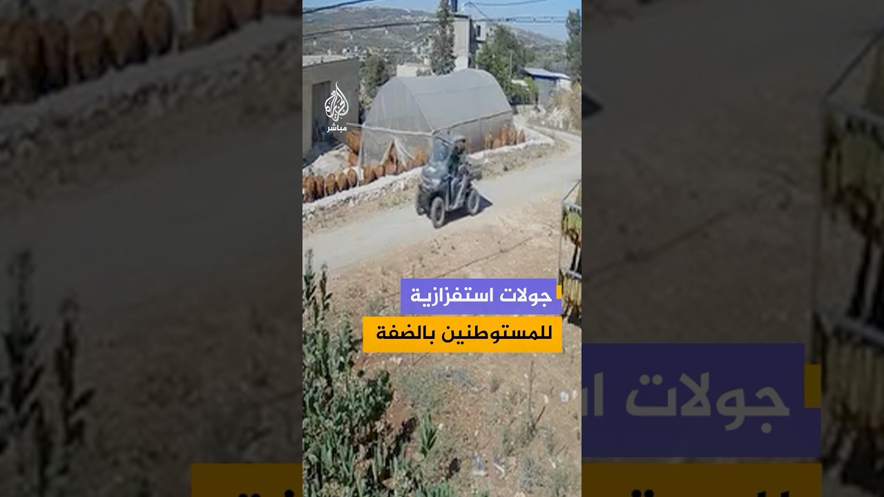 مستوطنون يتجولون بين منازل الفلسطينيين ويواصلون جولاتهم الاستفزازية بالضفة الغربية