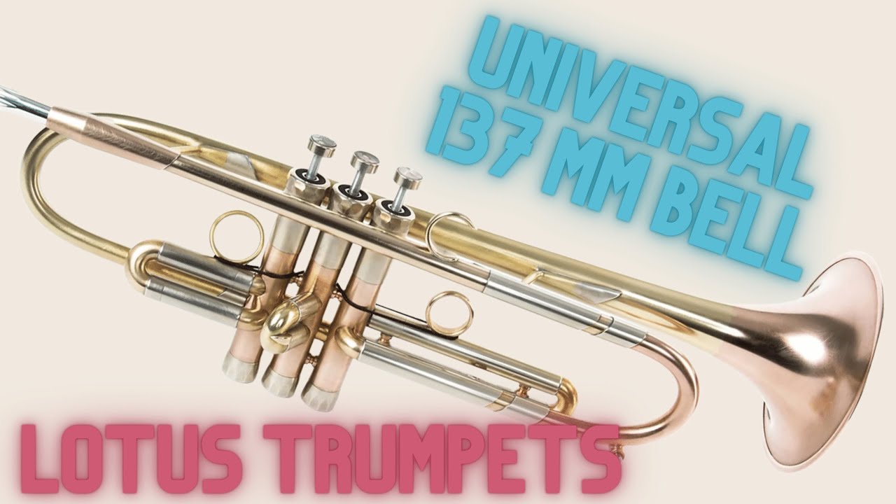 Lotus Universal Bb Trumpet: 130mm Yellow Brass Stem with Phosphor
