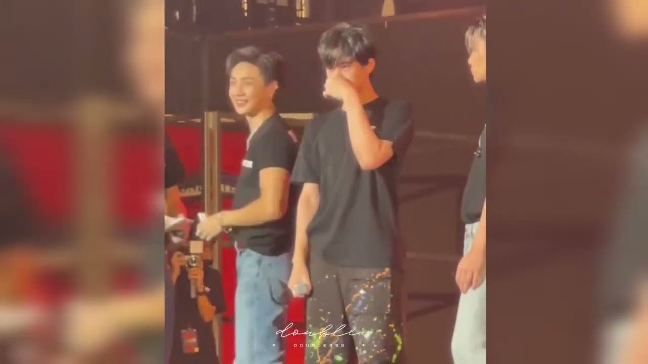 when Barcode make everybody cry in #kpworldtourinseoul #barcodetin #jeffbarcode #kinnporsche