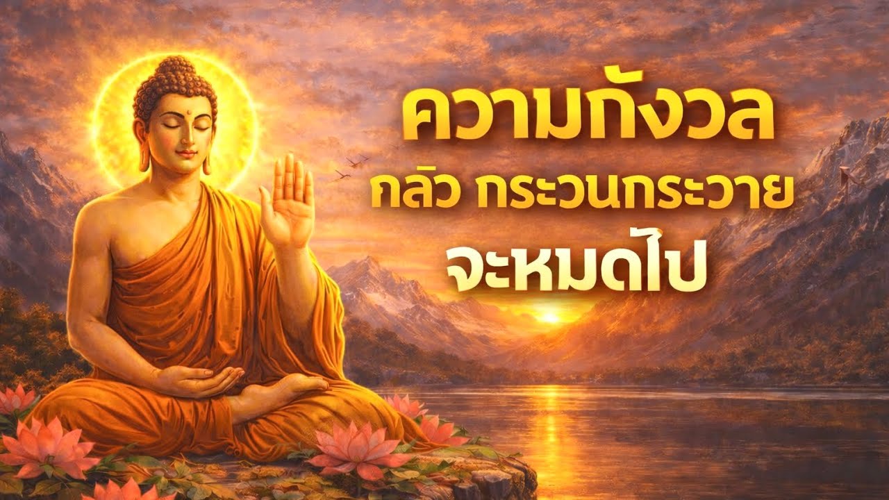 หากคุณกำลังกังวลหรือวิตกกังวลเกี่ยวกับบางสิ่งบางอย่าง ลองฟังบทสวดมนต์ของพุทธศาสนานี้ดู