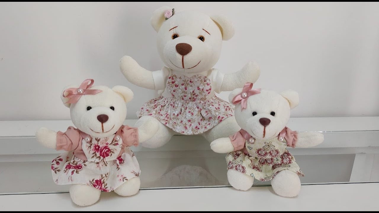 Passo a passo Vestido da ursinha