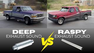 1992-1996 Ford F-150 5.0L V8: Borla XR-1 vs Straight Pipes!