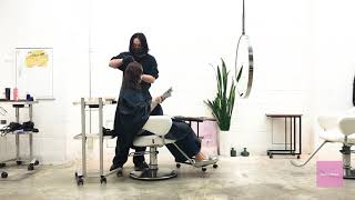 【ミディアムヘアー/カット動画】本日のお客様vol.188 原宿美容師がデザインするウェーブスタイル by nancy tokyo 鈴木