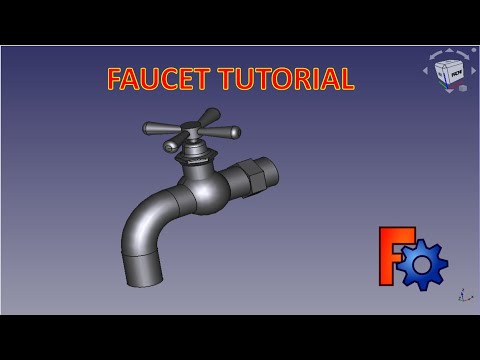 Faucet Tutorial FreeCAD Tutorial : How to make a Faucet. - YouTube