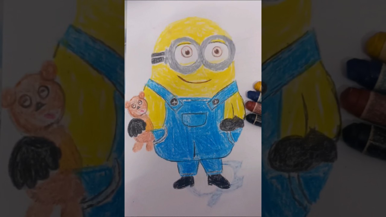 minion drawing 