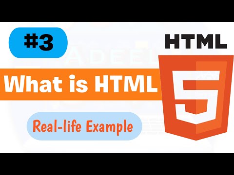 What is HTML | HTML for beginners to advance | learn html | Web development Tutorial #3