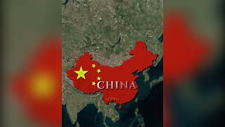 Comparing East Asia #china #vs #japan #map #edit #shorts 