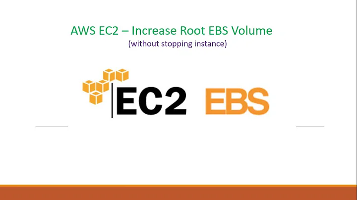 how to increase root volume in aws ec2