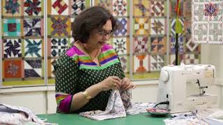 Assembling Of Golden Gate Block To Make A Serenity Meditation Mat Quilting Tutorial