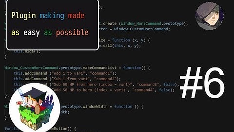 RMMV javascript tutorial #6 - Clickable buttons, mouse handling, drag & drop