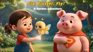 Fly, Flutter, Fly! 🦋 | PigHero &amp; Na | A Garden Adventure | Kids Cartoon