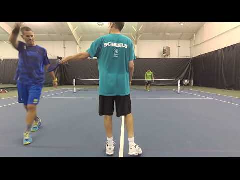 Mens RR 5.0 Smyth/Catalano vs Ritchie/Wong - End of Summer Pickleball Tournament 2017