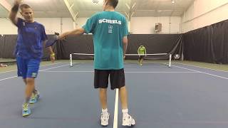 Mens RR 5.0 Smyth/Catalano vs Ritchie/Wong - End of Summer Pickleball Tournament 2017