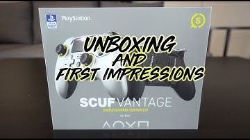 Scuf Vantage Controller for PS4 - UNBOXING & First Look