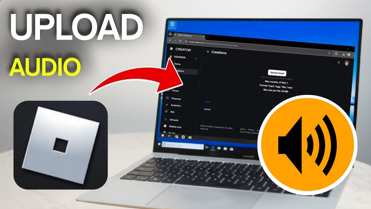How To Upload Audio To Roblox Simple Guide Easy Guide YouTube 