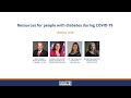 Webinar: Resources for people with diabetes during COVID-19 for the Metis community