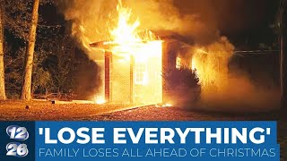 ‘Love that we have is keeping us strong’: Family loses it all in fire