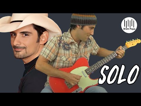 Brad Paisley - Little Moments - Guitar Solo Lesson