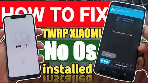 How to solve Xiaomi Twrp No Os Installed, Install Rom Miui Recovery via TWRP