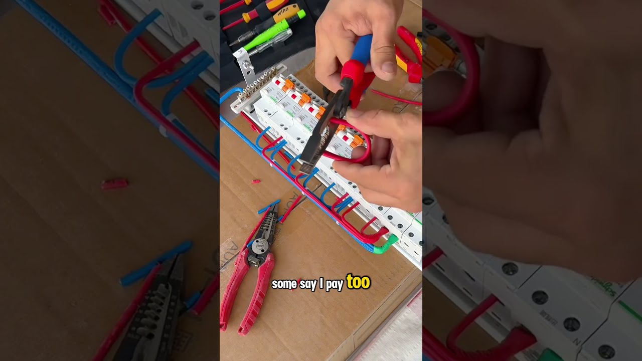 Installing A Colorful Electrical Distribution Box 
