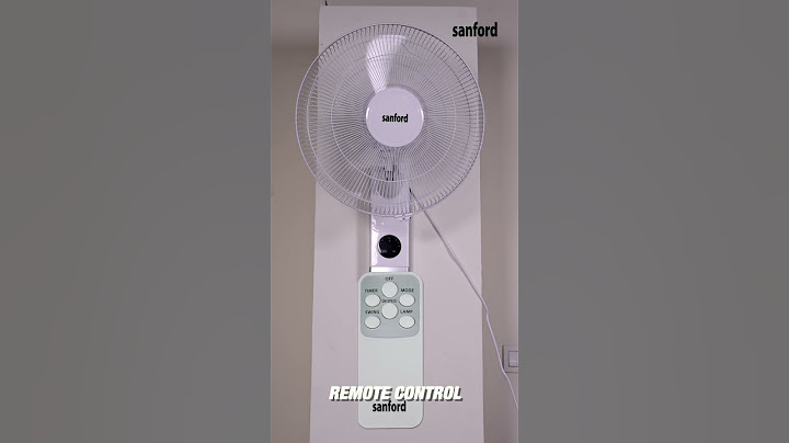 SANFORD WALL FAN WITH REMOTE CONTROL |  SF931WFN #wallfan #shorts