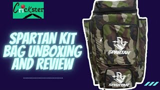 Spartan MS Dhoni CAMO Cricket Kit Bag Review