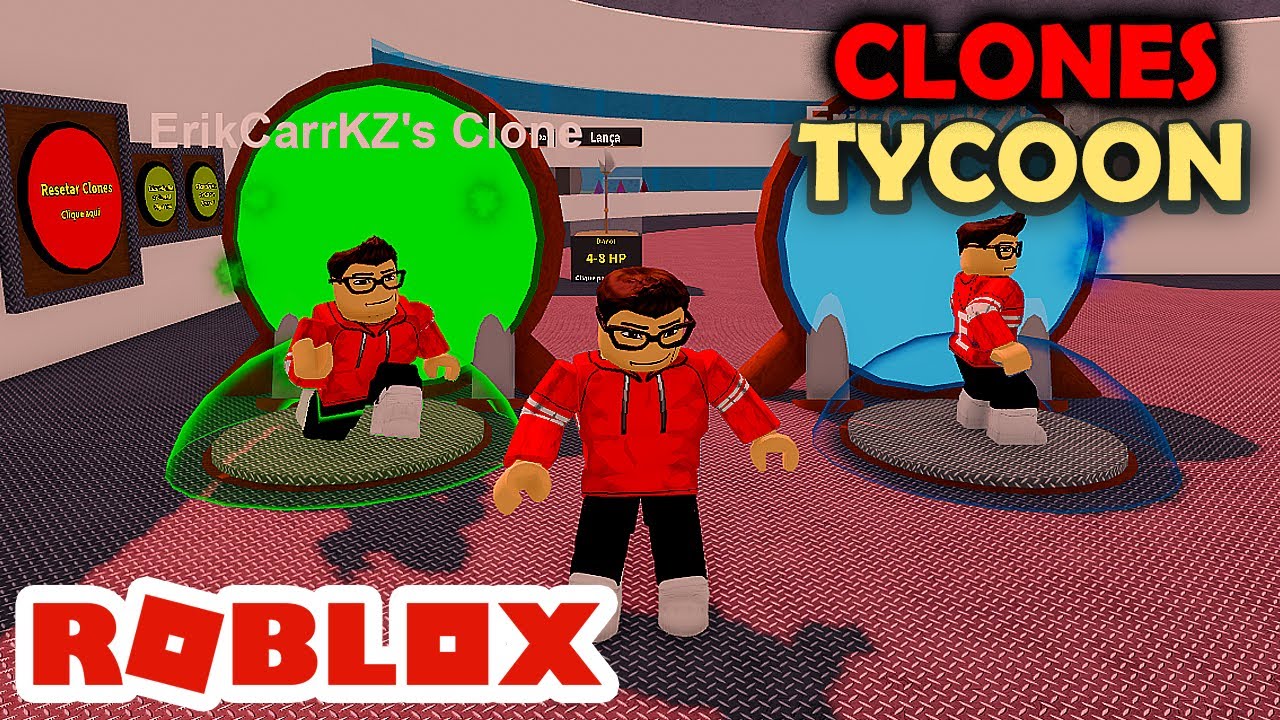 Criando Varios Clones Roblox Clone Tycoon Youtube - como editar vc no jogo clones tycoon no roblox