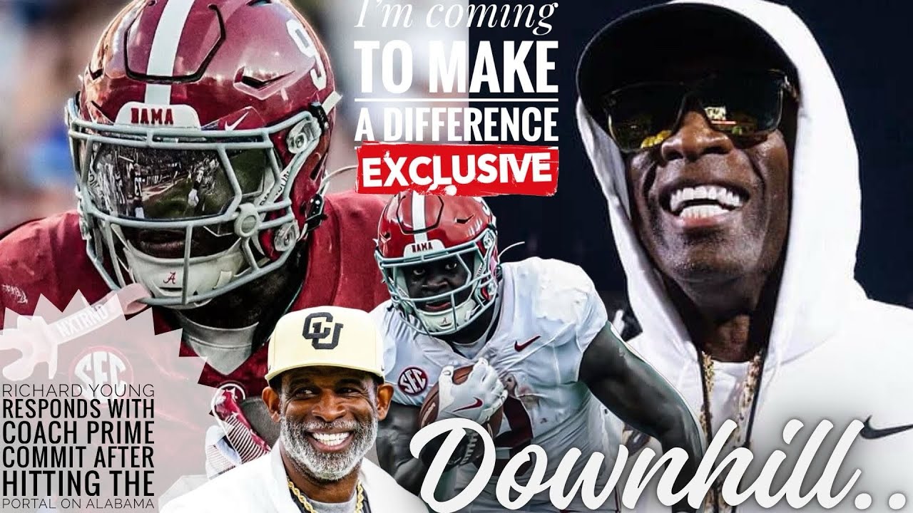 Richard Young RESPONDS With Coach Prime COMMIT After Leaving Alabama HERE IT IS 🤯