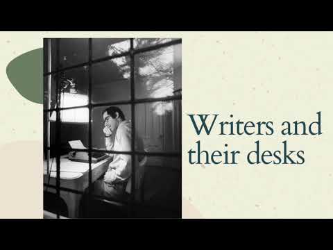 Writers and their writing desks