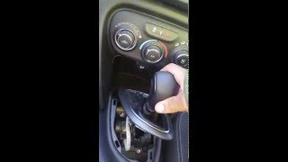 How to get a 2016 dodge dart into neutral