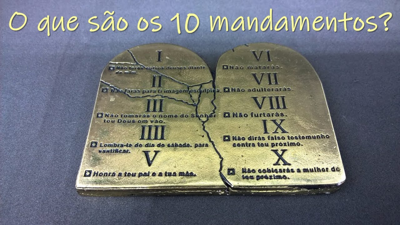 MINUTOS COM DEUS O que são os 10 mandamentos? YouTube MINUTOS COM DEUS O que são os 10 mandamentos? YouTube