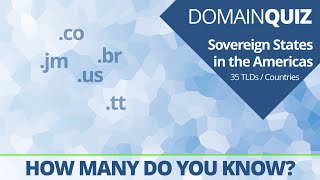 Domain Quiz: ccTLDs for the Sovereign States in the Americas