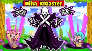 HIHA CHẾ TẠO THÀNH CÔNG BỘ GIÁP X!GASTER SIÊU MẠNH TRONG MINECRAFT*HIHA X!GASTER ☠️❎👾