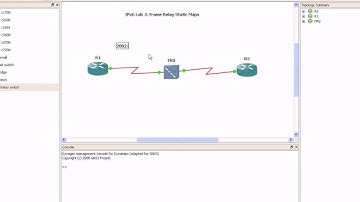 IPv6 Lab 3 Part 1 Frame Relay Static maps using IPv6
