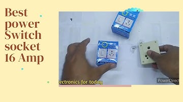 Best Switch Socket,Victor series Power Switch #Power socket,16 amp Switch Socket