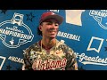 Alabama Shortstop Justin Lebron after his final game with the Crimson Tide