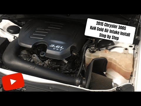2015 Chrysler 300S K&N Cold Air Intake 'How To' Install (Step By Step Install)