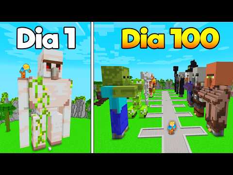 100 DAYS CREATING MOB HOUSES