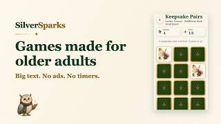 SilverSparks: large print memory and trivia games for seniors screenshot 5