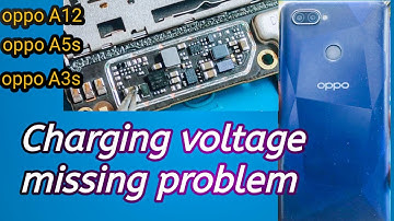 Oppo A12 fake charging solution oppo A5s A3s charging voltage missing