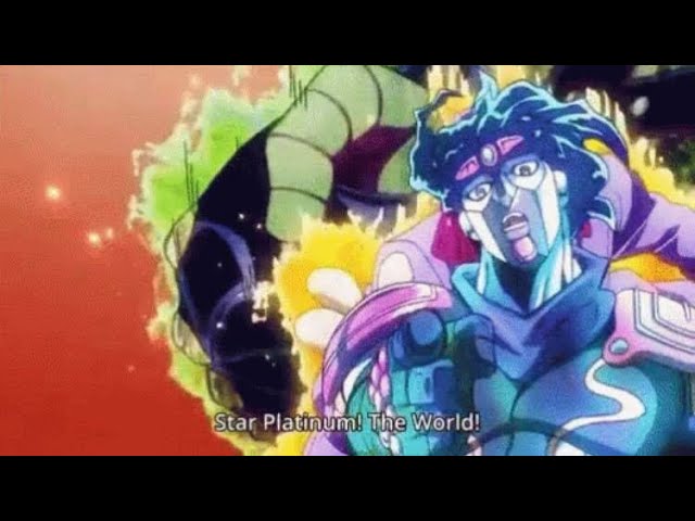 JJBA: STAR PLATINUM DESTROYS DIAMOND MOLAR