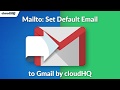 Mailto: Set Default Email to Gmail by cloudHQ chrome extension