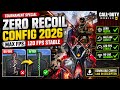 THE CODM iOS/ANDROID TOURNAMENT SPECIAL CONFIG 🏆 | Zero Recoil + Max FPS (@codmconfig.mp4)