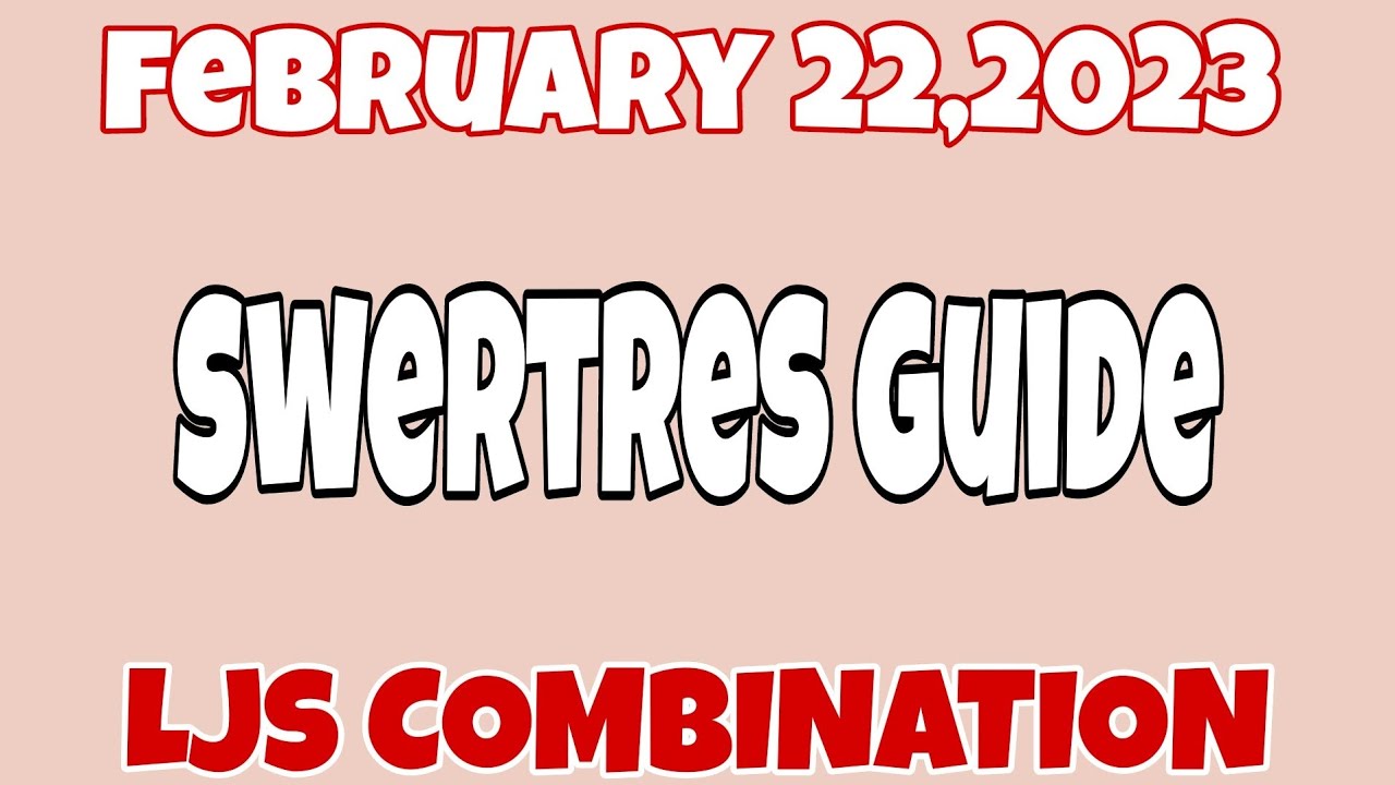 SWERTRES GUIDE TODAY - YouTube